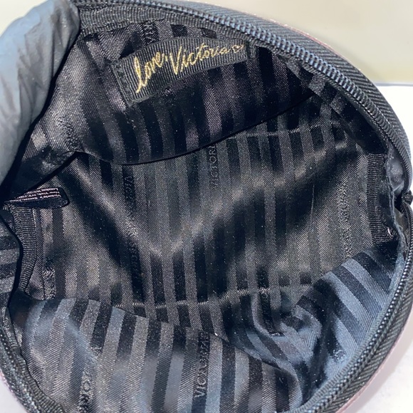 Victoria Secret Pink Metallic Cosmetic Pouch EUC - Picture 9 of 11